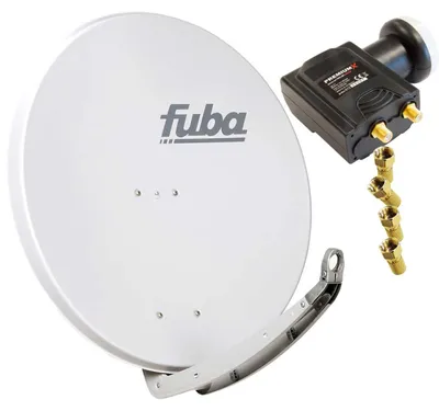 Produktbild von Fuba DAA 850 G Satellitenantenne Aluminium Grau PremiumX DELUXE Twin LNB
