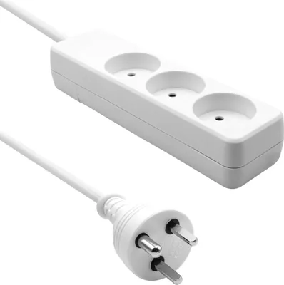 Immagine prodotto di Proxtend Danish, striscia di prese a 3 vie 7 m con bianco