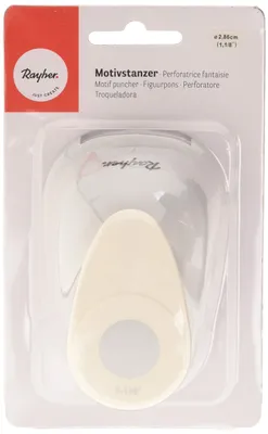 Obrázok produktu pre Rayher 8959900: Motívový štanc, kruhový, priemer 2,86 cm (1 1/8")