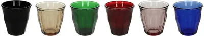 Produktbild von Tognana 6er Set Wasserglas Osteria KOLORS, 6 Farben, 225 ml. Volumen