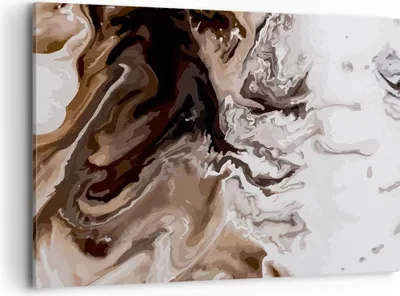 Produktbild von Bild auf Leinwand - Leinwandbild - Abstraktion modern - 100x70cm - Wand Bild - Wanddeko - Leinwanddruck - Bilder - Kunstdruck - Wanddekoration - Leinwand bilder - Wandkunst - AA100x70-4073