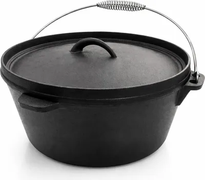 Produktbild von PATTON Dutch Oven aus Gusseisen für Grill & Kamado - Ø 31 cm