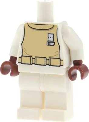 Produktbild von 1xLego Torso Beine Minifigur Star Wars Admiral Ackbar sw0247 970c00 973pb0604c01