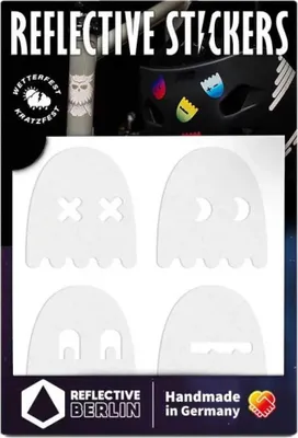 Produktbild von Reflective Berlin Ghost Reflektierende Aufkleber Weiß  Weiß One Size