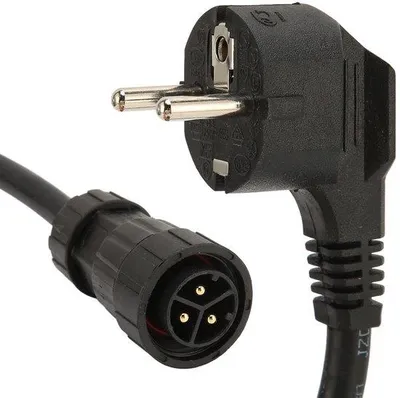 Productafbeelding van AC-kabel 220V - Zonne-energie - Geschikt voor omvormers - 3 X 1,5 Mm² - Fotovoltaïsche kabel voor balkoncentrales - Ideaal voor energiece