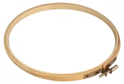 4 Stickrahmen rund Stickring Holzstickrahmen Holzstickring natur, 20 cm