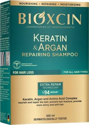 Obrázek produktu pro Bioxcin Keratin & Argan Repairing Shampoo