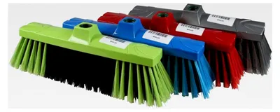 Produktbild von BENSON Kehrbesen 32 cm Zimmerbesen Kunststoffbesen Gartenbesen mit Schraubgewinde