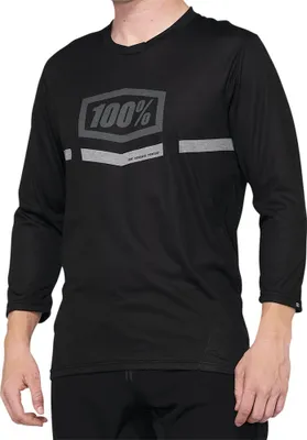 Produktbild von 100percent Airmatic 3/4-arm T-shirt Schwarz S Mann Schwarz S