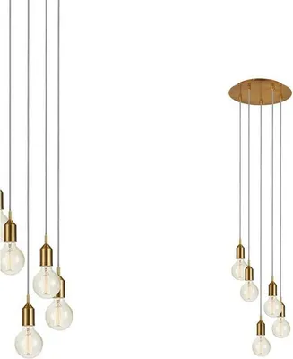 Produktbild von Markslöjd BRONX, Flexible Halterung, Bronze, Transparent, Metall, Glas, Rund