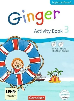 Image de Ginger 3. Schuljahr - Allgemeine Ausgabe - Activity Book mit interaktiven Übungen auf scook.de
