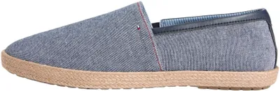 Produktbild von Tommy Hilfiger Herren Espadrilles Chambray aus Leinen, Blau (Desert Sky), 43