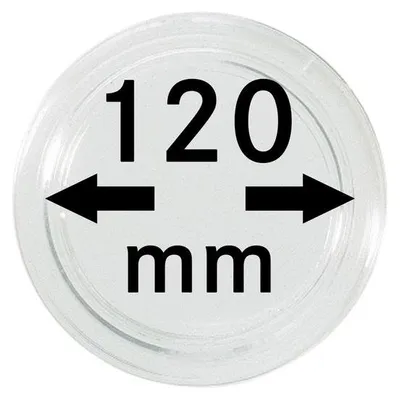Produktbild von Lindner S22712000 Münzkapsel Innendurchmesser 120 mm, 1 Stück, Innenhöhe 9,2 mm