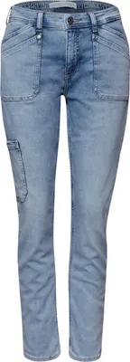 Produktbild von Street One QR Style Charlie Boyfriend Car Bleached Washe -29-/28