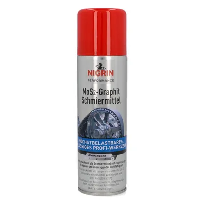 Produktbild von Nigrin Mos2 Graphit-Spray Schmiermittel 250ml Hybrid Kriechöl Öl-Spray Reiniger