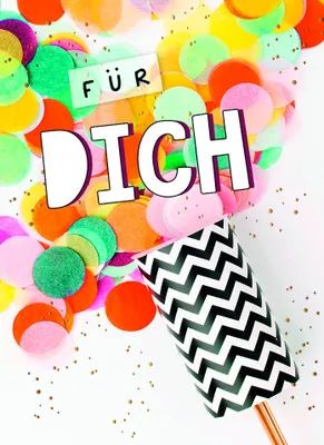Produktbild von Klammermini Allgemeine Wünsche - Glückwunschkarten im Format  5,5 x