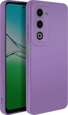 Zdjęcie produktu dla Avizar, silikonowe etui Oppo A5 ze wzmocnieniem aparatu, fioletowe