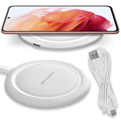 Produktbild von QI Ladestation für Samsung Galaxy S25 S24 S23 Plus Ultra Edge 15W 10W Ladegerät