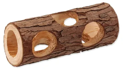 Zdjęcie produktu dla Schronisko dla małych zwierząt Pień drzewa drewniany 5x15cm