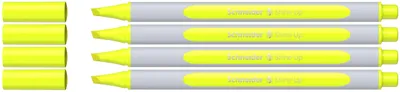Obrázek produktu pro Schneider 112074 3 + 1 GRATIS: Schneider Shine-Up Textmarker gelb, 3 St. + GRATIS 1 St.