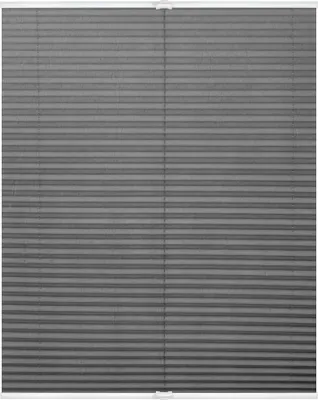 Produktbild von Lichtblick Plissee Klemmfix, ohne Bohren, verspannt Hellgrau, 55 cm, 55 cm x 130 cm (B x L) PKV.055.130.08