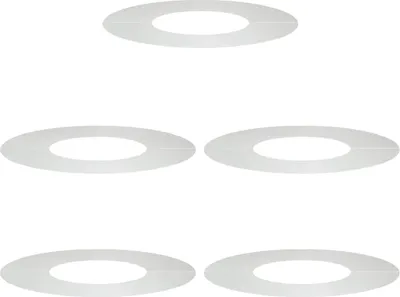 Image de vidaXL, adapté aux arbres à faible écorce, 5 pièces, argent, diamètre 30/60 cm