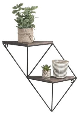 Produktbild von Cassola - Regal, 33x13x30h cm Nussbaum Braun, 2 Böden
