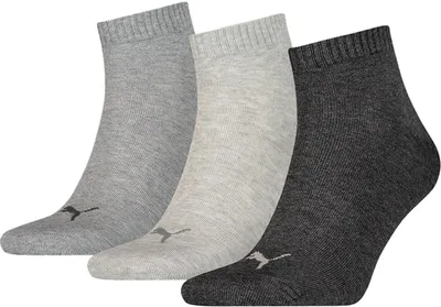 Produktbild von PUMA UNI QUARTER PLAIN 3P 800 anthraci/l mel grey/m mel 47-50