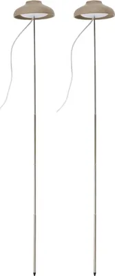 Produktbild von Northpoint LED 7W Pflanzenleuchte 2er-Set Pflanzenlampe Pflanzenbeleuchtung 70cm Teleskopstab Grau