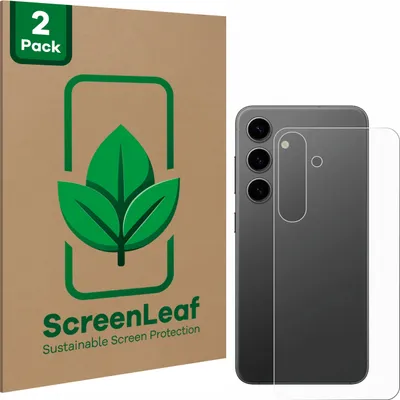 Produktbild von 2x ScreenLeaf Schutzfolie für Samsung Galaxy S24 Plus (Rückseite) Displayschutz Display Schutz Folie Klar Transparent