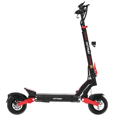 Produktbild von HITWAY H10 E Scooter mit Straßenzulassung (ABE), 10 Zoll Tubeless, 48V 20,8Ah Akku, 500W Motor(Peak 1600), max. 80 km, faltbar, App, Vollfederung