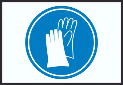 Produktbild von Schutzhandschuhe tragen Symbol Schild A4 (210x297mm)