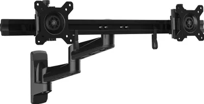 Produktbild von Wall Mount Dual Monitor Arm - 24in VESA