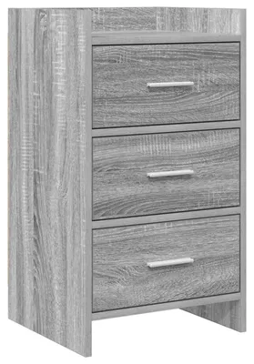 Produktbild von vidaXL Nachttische Grau Sonoma 40 x 36 x 70 cm Holzwerkstoff