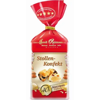 Obrázek produktu pro Emil Reimann Stollen cukrovinky s jemnou ořechovou marcipánovou náplní 300g