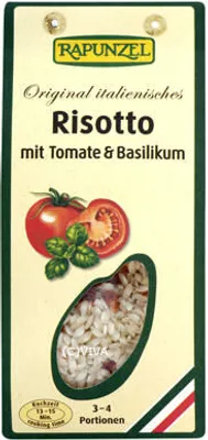 Produktbild von Rapunzel Risotto mit Tomate & Basilikum 250g