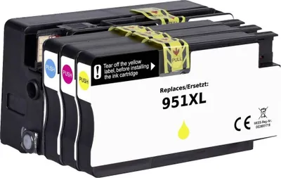 Image de Renkforce Encre Combi Pack Remplace HP 950 XL, 951 XL (C2P43AE) Compatible Noir, Cyan, Magenta, Jaune RF-5705448 (RF-5705448)