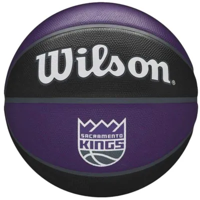 Immagine prodotto di Wilson - Pallone da basket "Team Sacramento Kings", NBA PP9766 (7) (nero/viola)