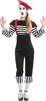 Immagine prodotto di Costume da mimo Clown Firenze per donna