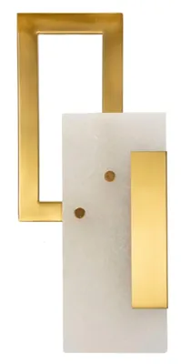 Immagine prodotto di Mauro Ferretti applique cubo E14 15x8x33 cm oro satinato