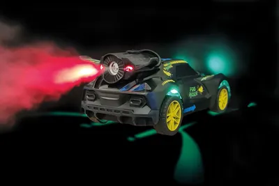 Image de Happy People - Voiture télécommandée - Spray Rider (19 cm) La voiture jouet pulvérise de la fumée