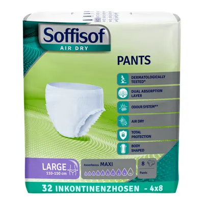 Produktbild von Soffisof Pants Air Dry Pull-up maxi L 4X8 St