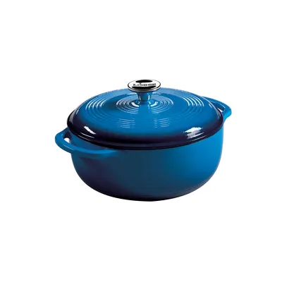 Produktbild von Emaillierter Gusseisentopf - blau 4.2L / Lodge