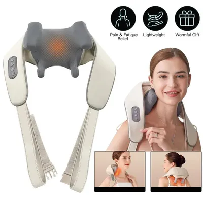 Produktbild von Nackenmassagegerät Schulter Rücken Shiatsu Massagegerät für Back Nackenschmerzen