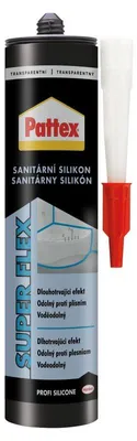 Zdjęcie produktu dla Pattex 280 ml Silikon sanitarny przezroczysty