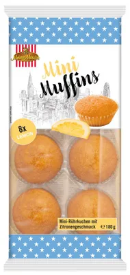Produktbild von Meister Moulin Mini Muffins Lemon 8er 180g