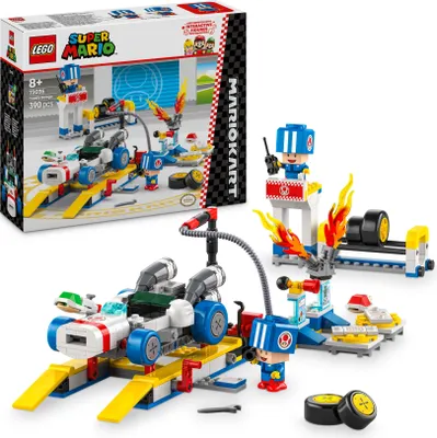 Image de LEGO Super Mario Mario Kart Garage de Toad et B Dasher 72035