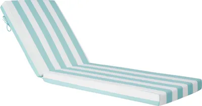 Obrázok produktu pre Vankúše na lehátko VEVOR, 2032x660x98 mm, vankúše na lehátko na vonkajšie použitie, vodoodpudivé a stálofarebné, vankúše na lehátko s popruhmi, vankúše na lehátko pri bazéne, zeleno-biele pruhované