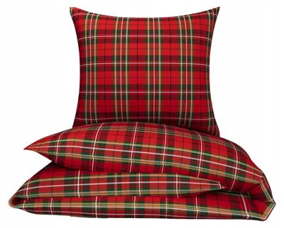 Produktbild von Nyks Bettwäsche Set 160x200 Karo 100% Baumwolle