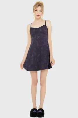 Obrázek produktu pro Mini šaty KILLSTAR - Midnight Moth (Slipdress) XXL
